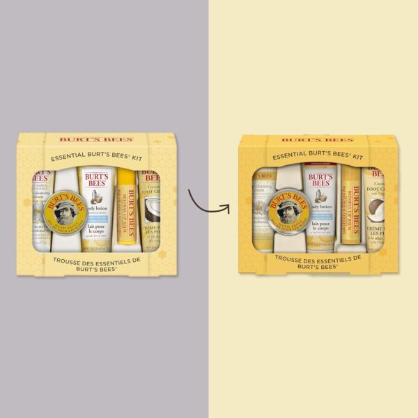 Burt's Bees Mothers Day Gifts for Mom, Essential Everyday Beauty Set, 5 Travel Size Products - Deep Cleansing Cream, Hand Salve, Body Lotion, Foot Cream and Lip Balm - Image 2