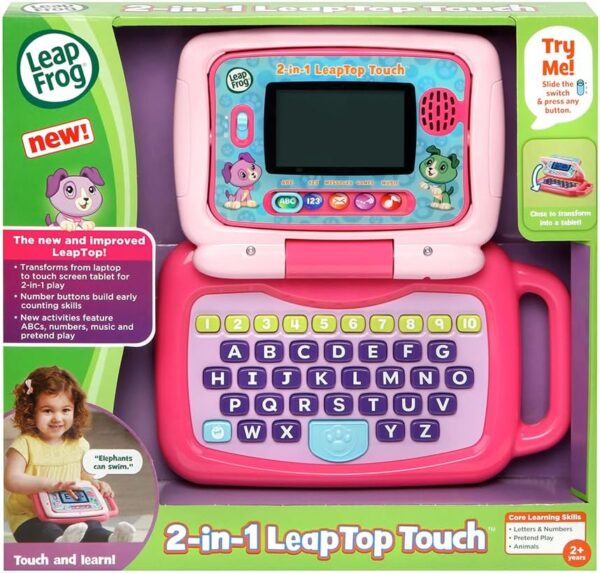LeapFrog 2-in-1 LeapTop Touch, Pink - Image 3