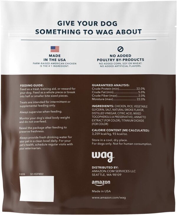 Wag Dog Treats Chicken and Waffle Bites 12oz - Image 3