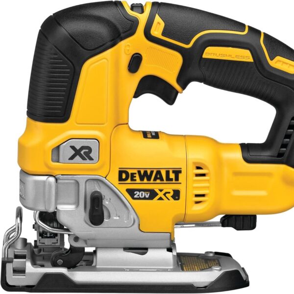 DEWALT 20V MAX XR Jig Saw, 3,200 Blade Speed, Cordless, Brushless Motor, LED Light, Bare Tool Only (DCS334B)