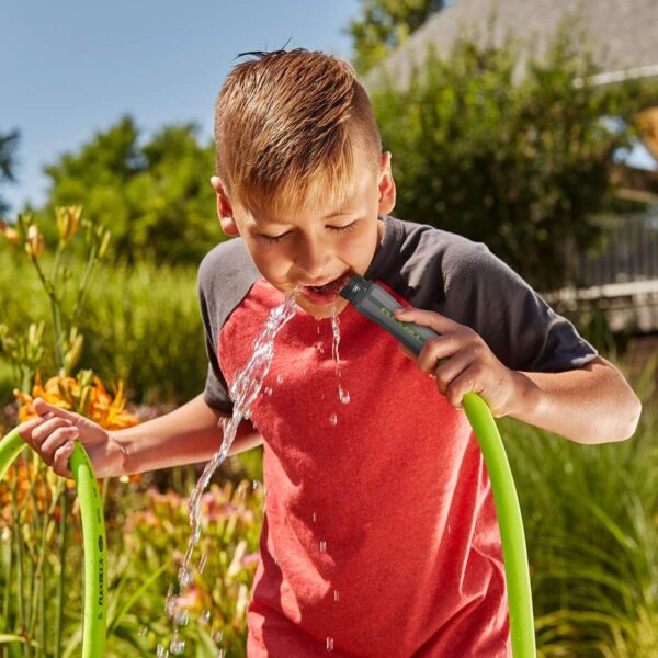 Flexzilla Garden Hose 5/8 in. x 100 ft., Heavy Duty, Lightweight, Drinking Water Safe, Zilla - HFZG5100YW-E, Green - Image 4