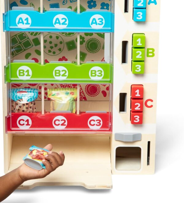 Melissa & Doug Sort, Stock, Select Wooden Vending Machine - Image 4