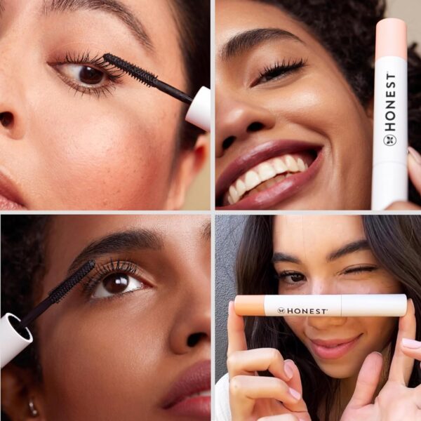 Honest Beauty 2-in-1 Extreme Length Clean Mascara + Lash Primer | Lengthening + Volumizing | EWG Verified + Cruelty Free | Black, .27 fl oz