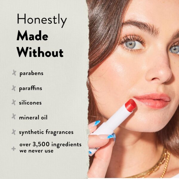 Honest Beauty Tinted Lip Balm | Antioxidant-rich Acai Extracts + Avocado Oil | EWG Certified, Vegan, Cruelty Free | Fruit Punch - Image 4