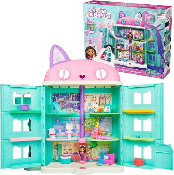 Gabby’s Dollhouse, Purrfect Dollhouse with 15 Pieces - Image 2