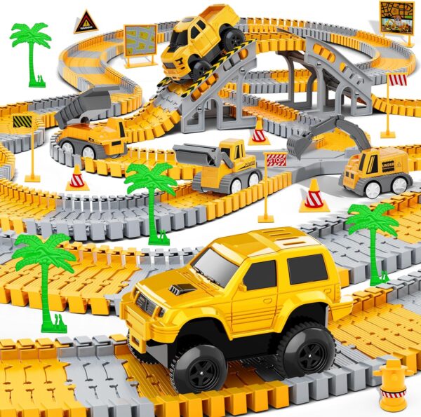 Kids Toys 253 PCS Construction Race Tracks Toy set