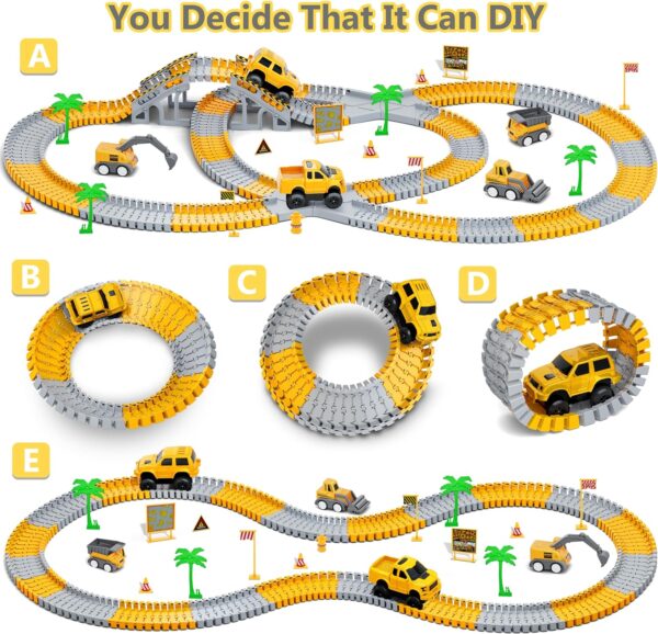 Kids Toys 253 PCS Construction Race Tracks Toy set - Image 4